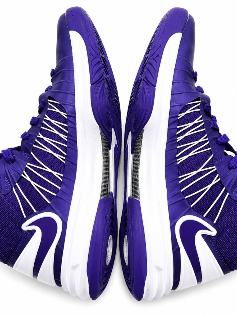 Nike Hyperdunk Basketball Shoes Purple White Men's Size 10.5 High Top Athletic